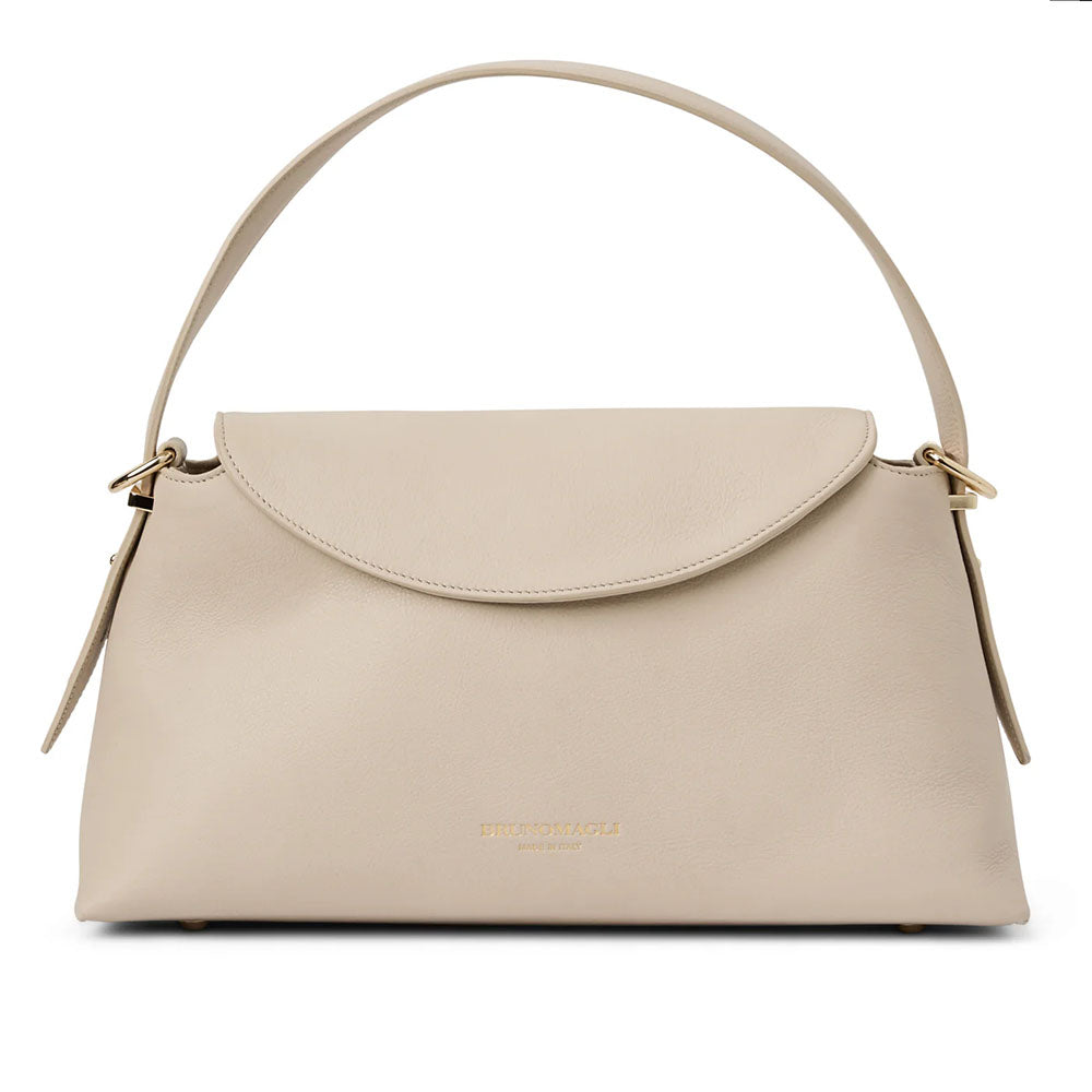 Bruno Magli Women's Daniela Leather Shoulder Bag Bone
