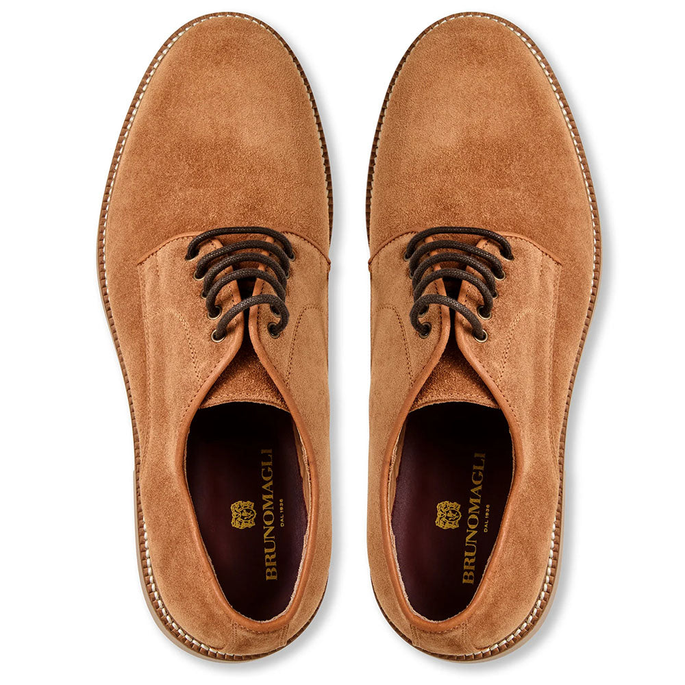 Bruno Magli "M" Collection Dario Suede Derby Cognac