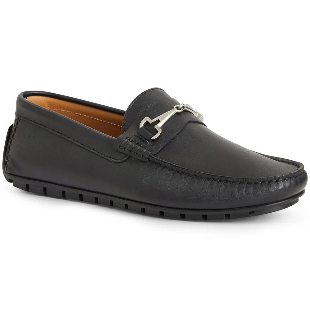 Bruno Magli Darius Leather Driving Moccasin Black