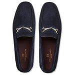 Bruno Magli Darius Suede Driving Moccasin Navy