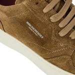 Bruno Magli Dezi Suede Cup Sole Sneaker Taupe