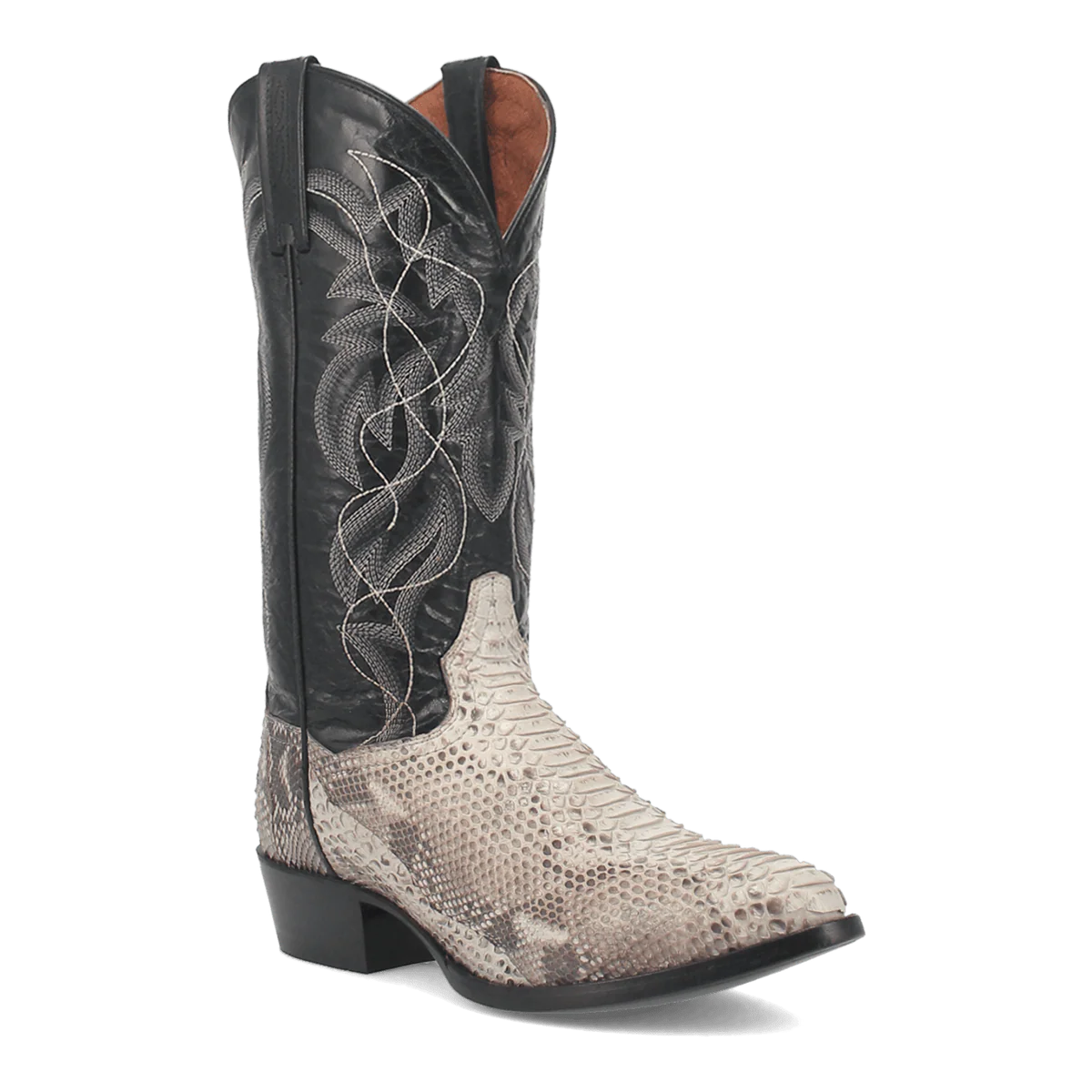 Dan Post Manning Python Round Toe Cowboy Boot Natural (DP3036)