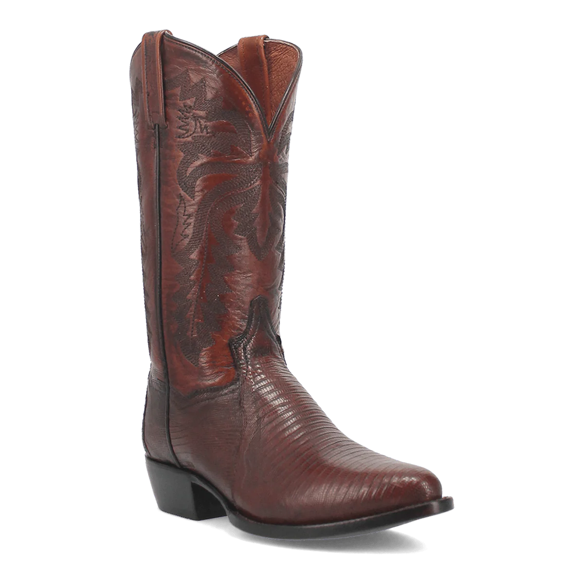 Dan Post Winston Lizard Round Toe Cowboy Boot Tan (DP3051R)