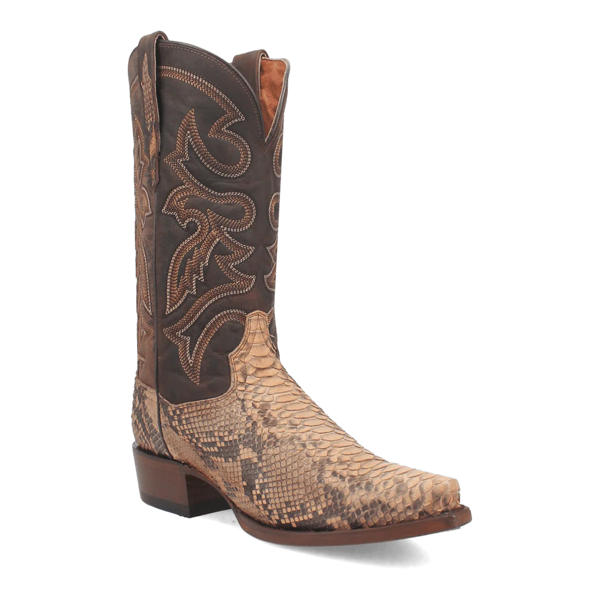 Dan Post Sturgis Python Snip Toe Cowboy Boot Sand (DP3058)