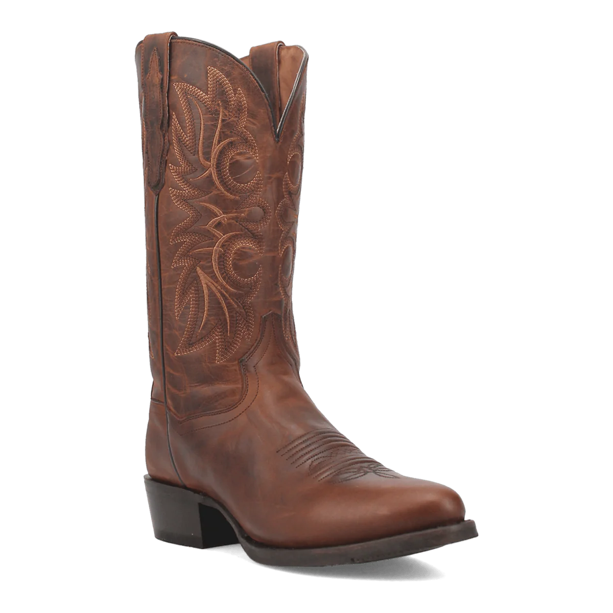 Dan Post Cottonwood Leather Round Toe Cowboy Boot Rust (DP3388)