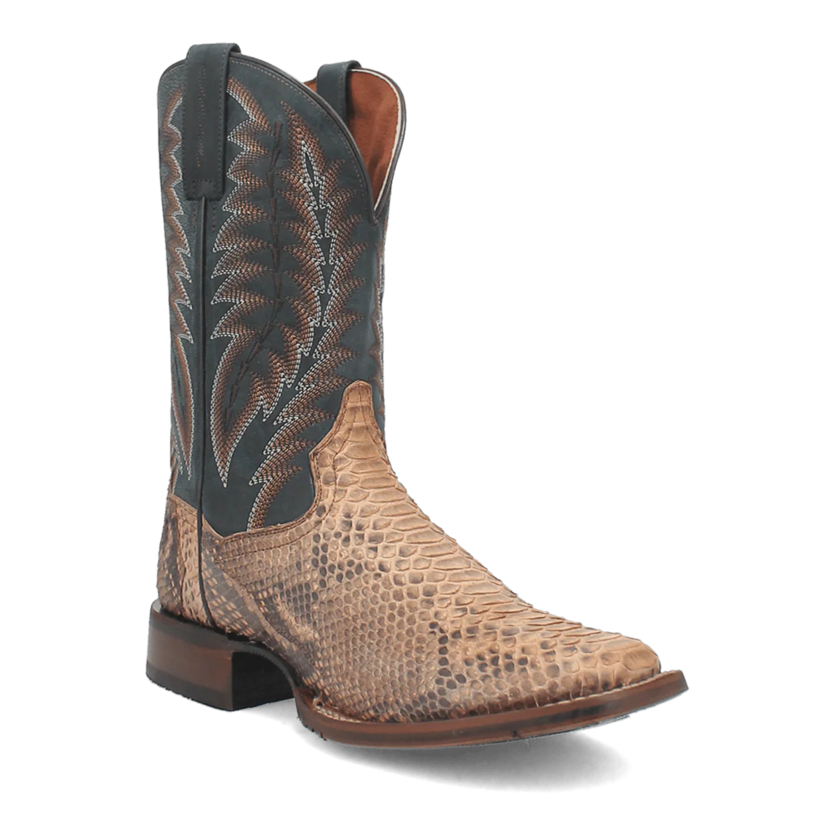 Dan Post Templeton Python Square Toe Cowboy Boot Beige (DP4183)