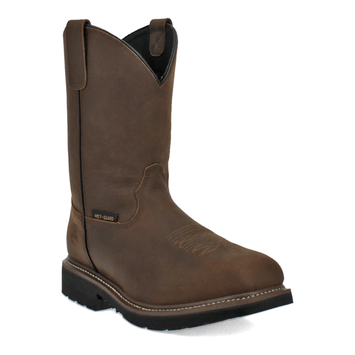 Dan Post Joist Composite Toe Met Guard Square Toe Cowboy Boot Brown (DP45371)