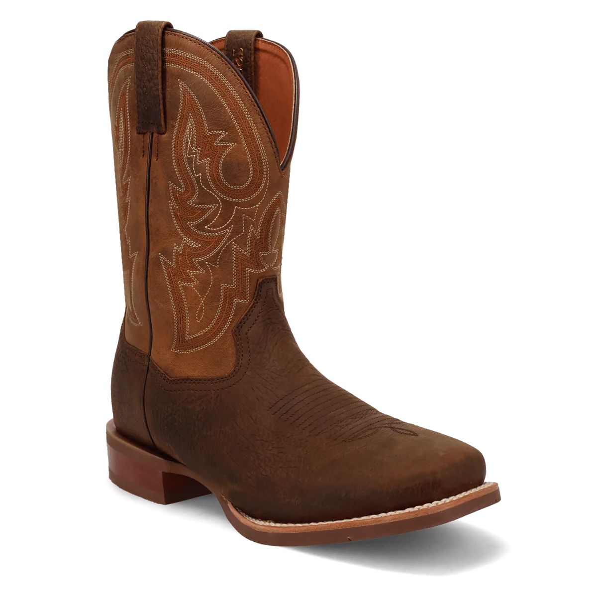 Dan Post Brigston Leather Square Toe Cowboy Boot Chocolate (DP5171)
