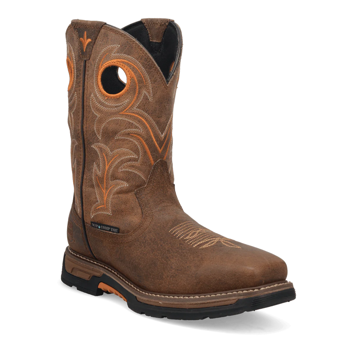 Dan Post Storm's Eye Waterproof Leather Composite Toe Cowboy Boot Brown (DP59414)