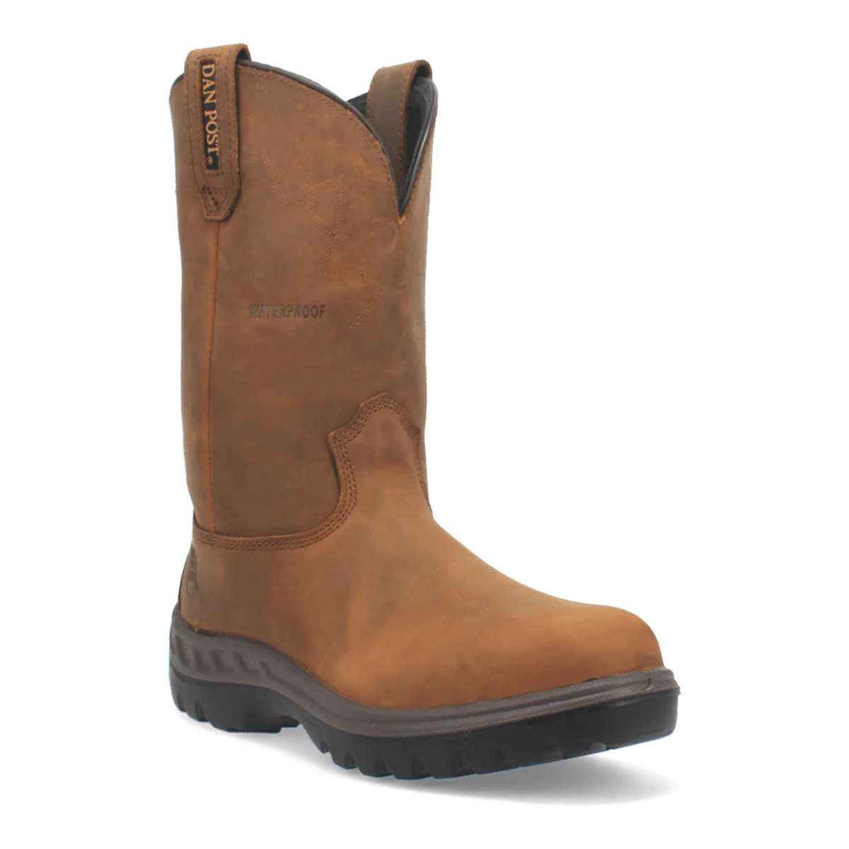 Dan Post Cummins Waterproof Leather Steel Toe Cowboy Boot Tan (DP62504)