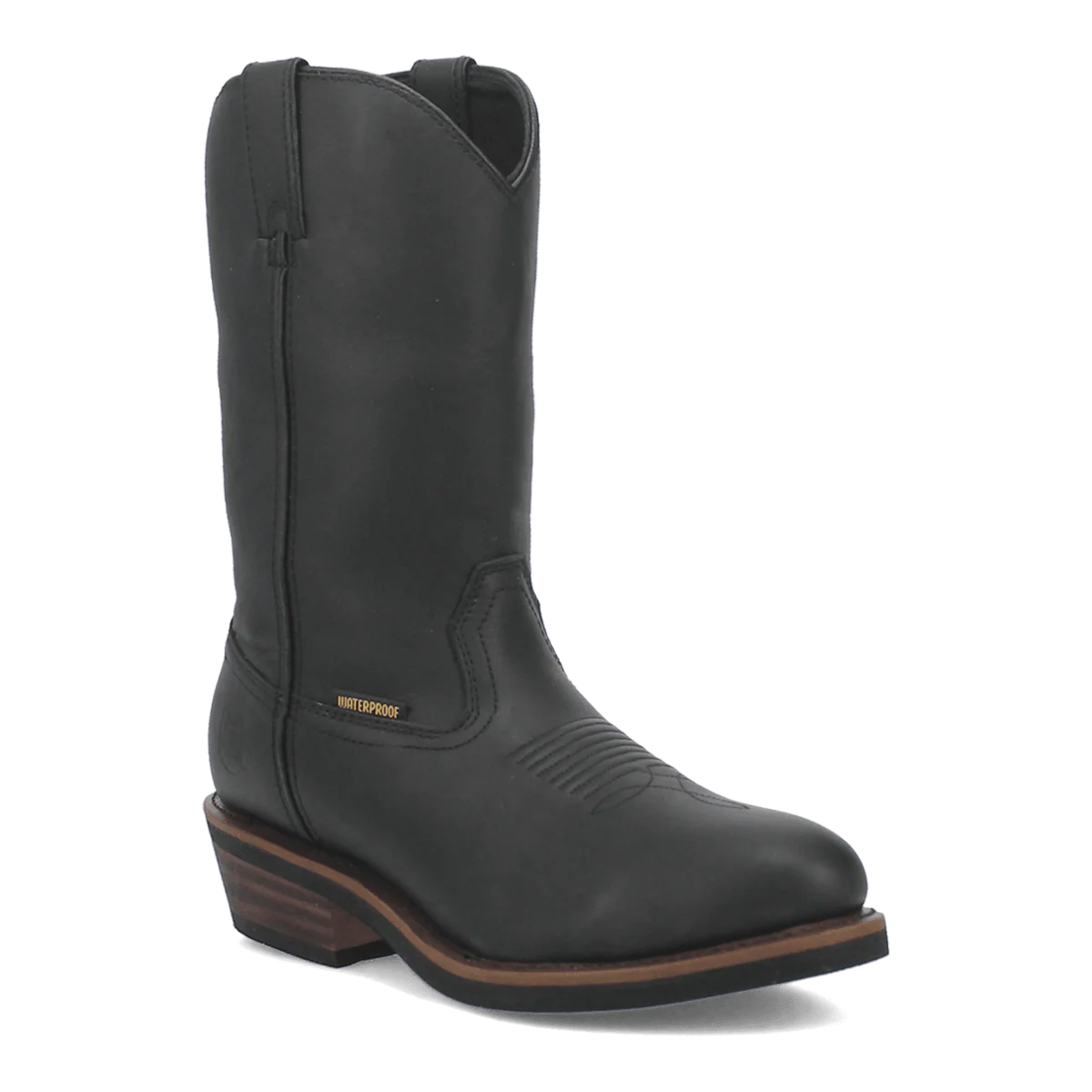 Dan Post Albuquerque Waterproof Leather Cowboy Boot Black (DP69680)