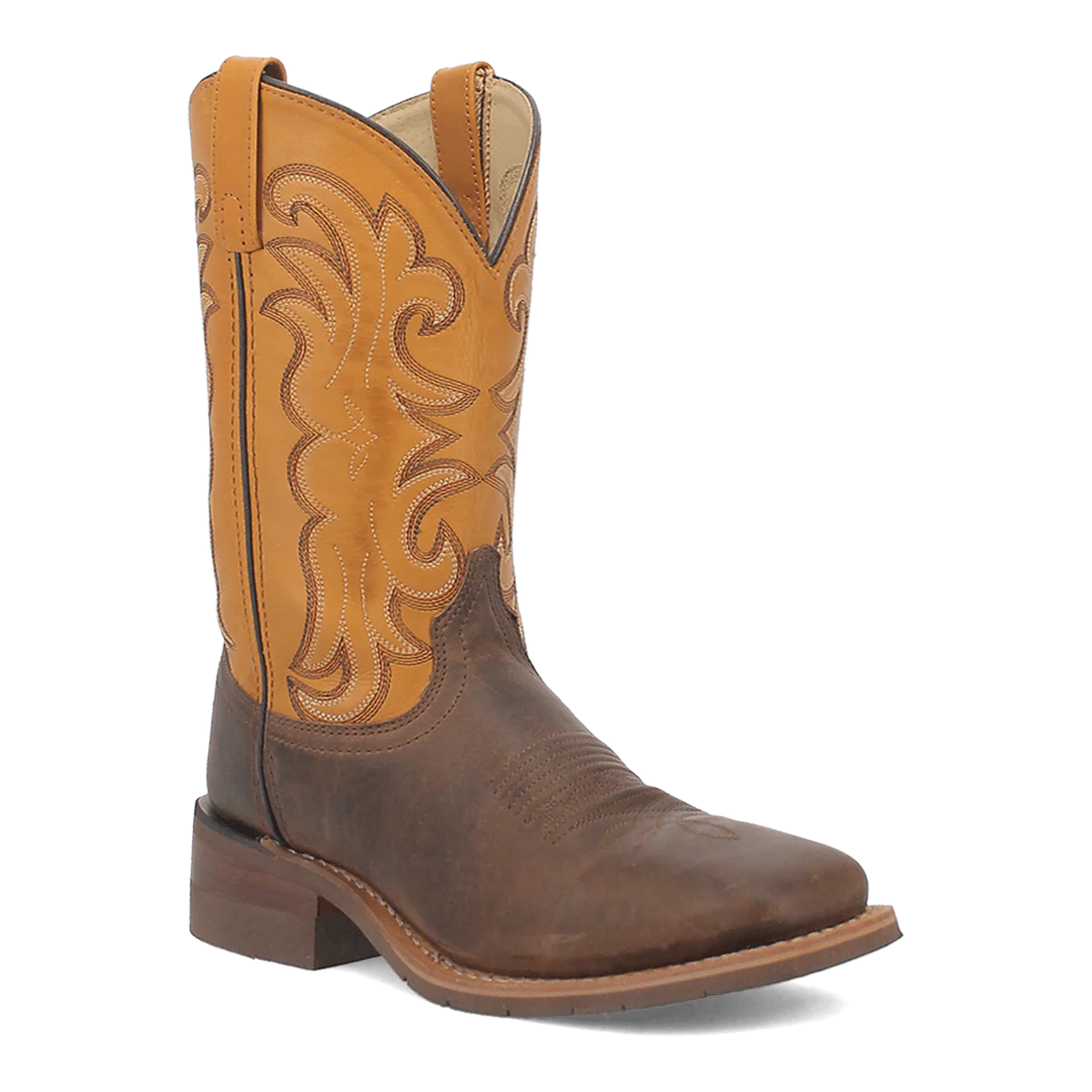 Dan Post Ferrier Leather Square Toe Cowboy Boot Tan (DP69831)