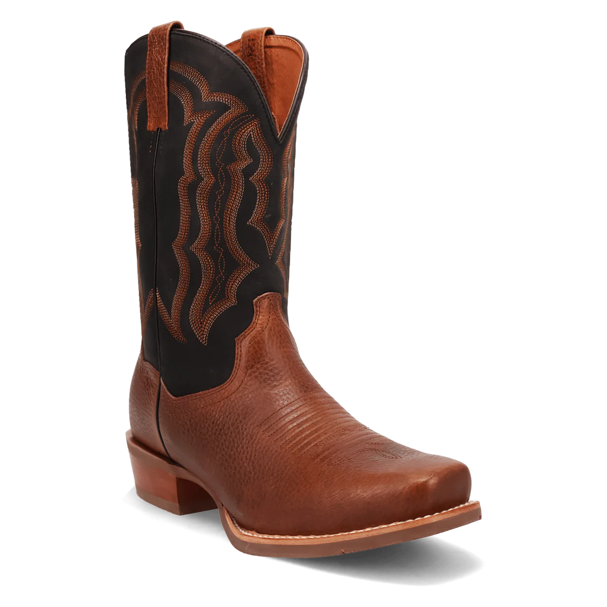 Dan Post Creed Leather Square Toe Cowboy Boot Saddle (DP7011)