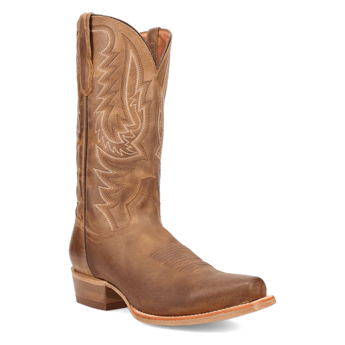 Dan Post Roman Leather Square Toe Cowboy Boot Tan (DP7015)
