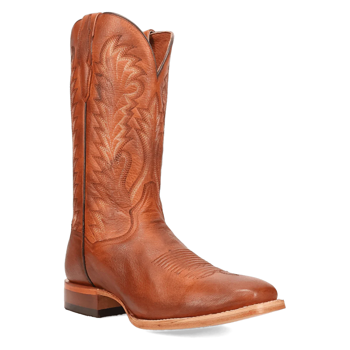 Dan Post Jerry Leather Square Toe Cowboy Boot Honey (DP7041)