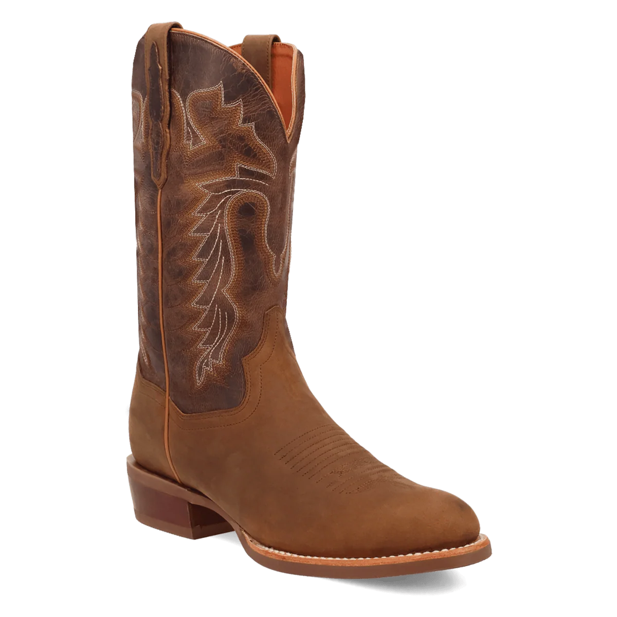 Dan Post Neeley Leather Round Toe Cowboy Boot Tan (DP7045)