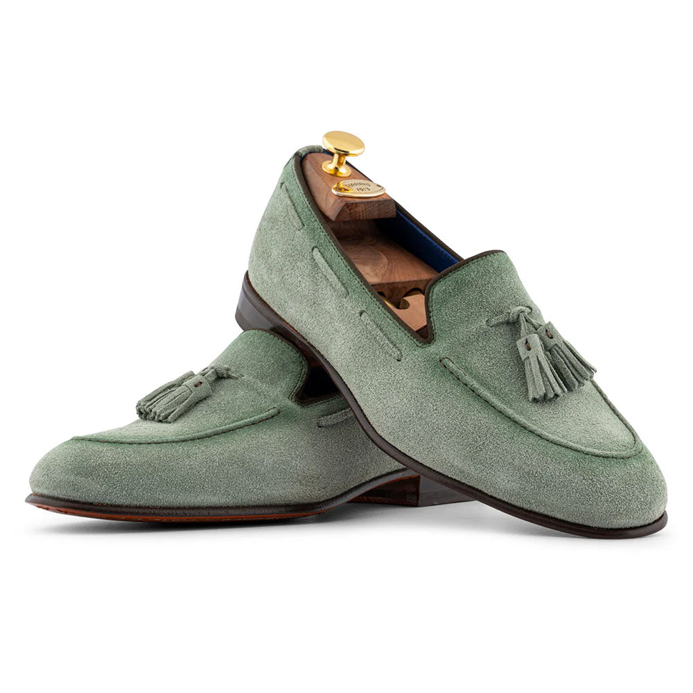 Harris Firenze 1913 Suede Tassel Moccasin Sage