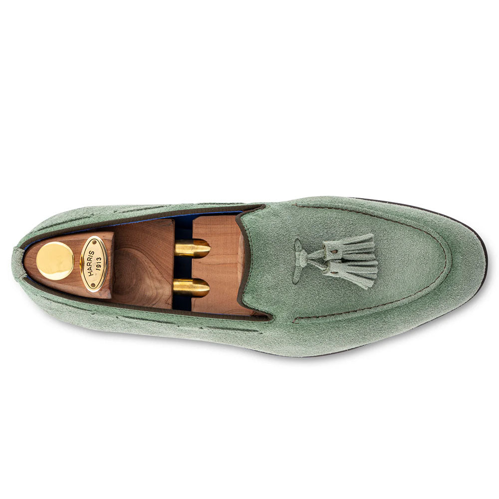 Harris Firenze 1913 Suede Tassel Moccasin Sage