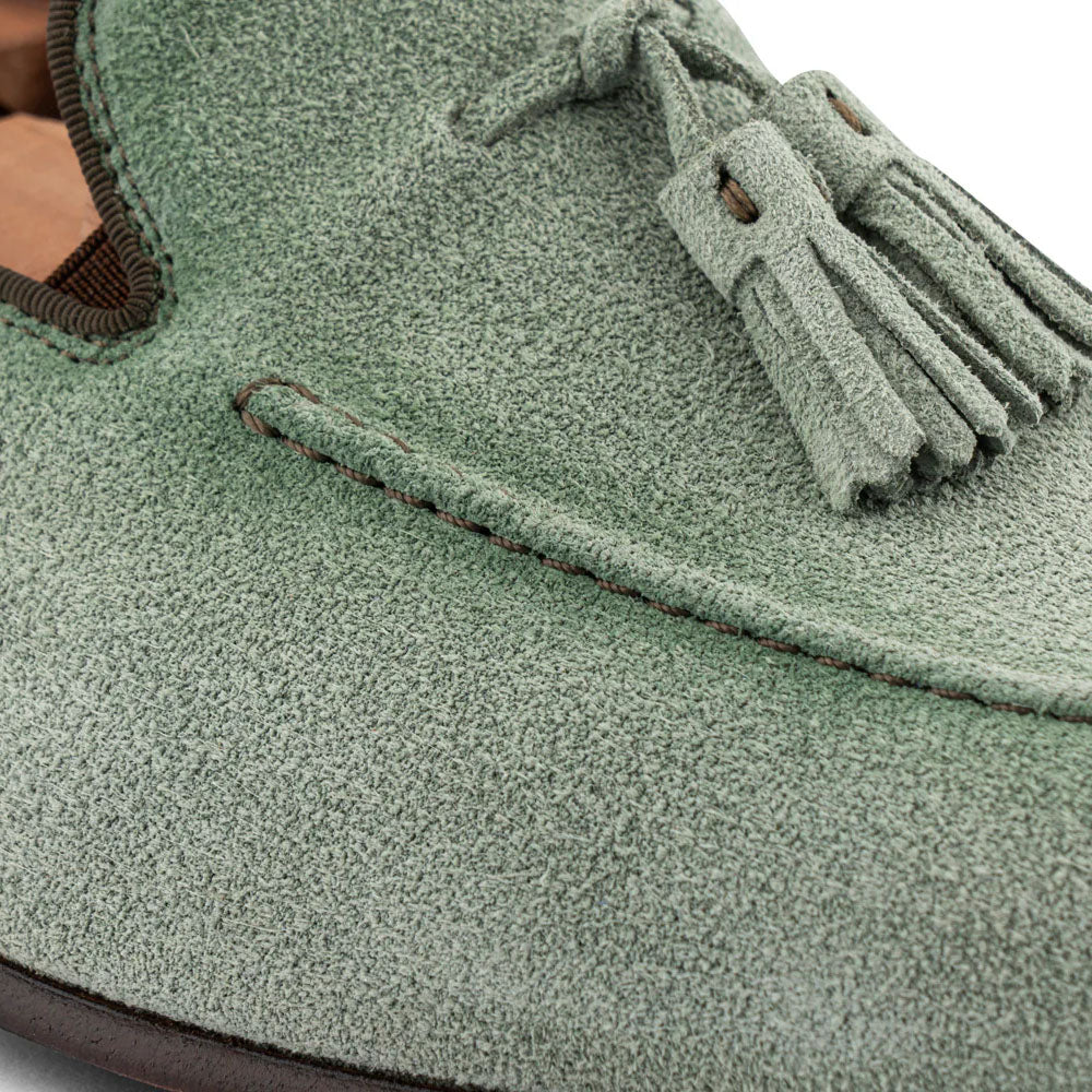 Harris Firenze 1913 Suede Tassel Moccasin Sage