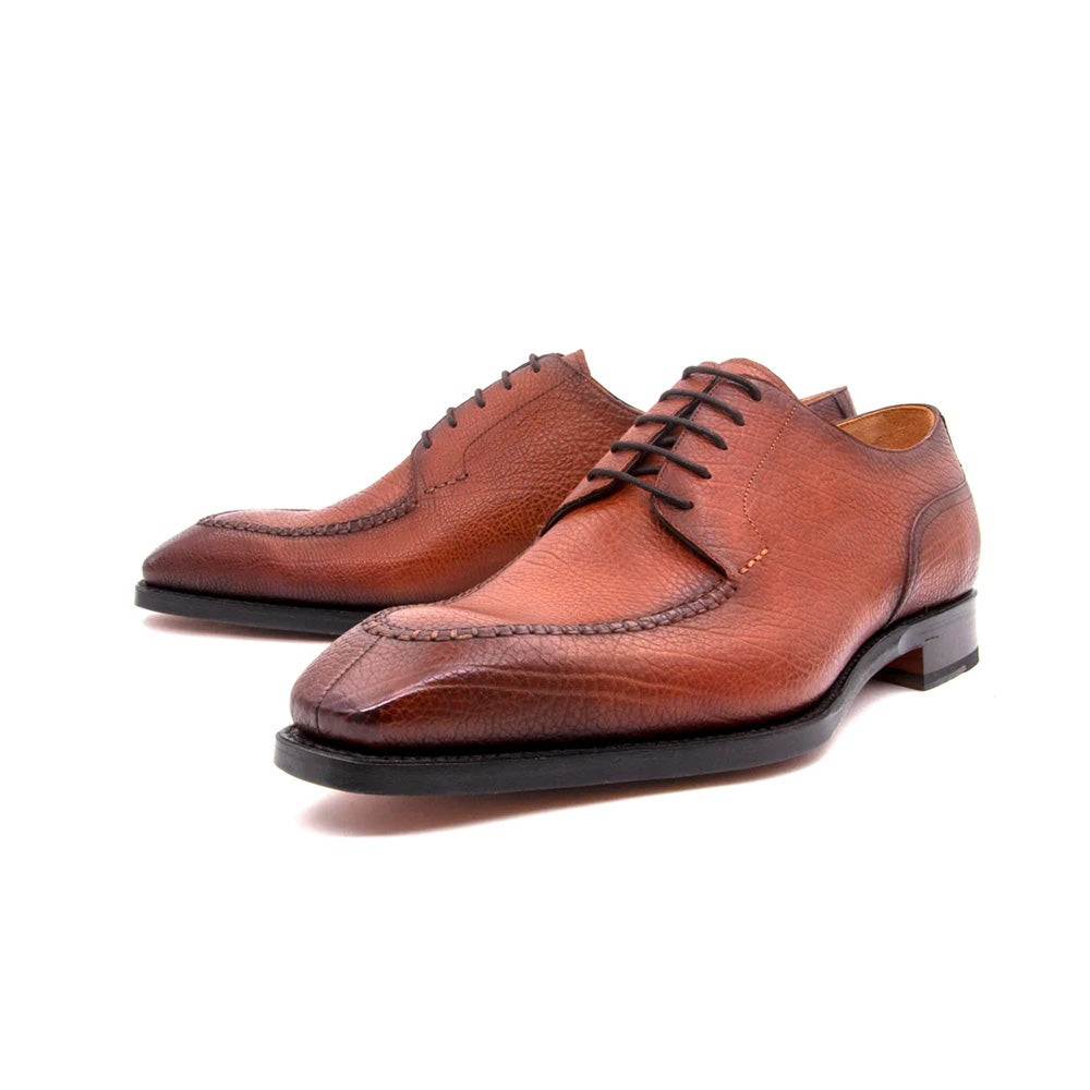 Ugo Vasare Norman Apron Toe Lace Up Tan