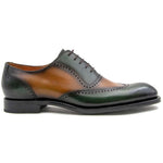 Ugo Vasare Charlton Brogues Caramel / Green