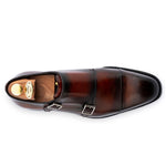 Harris Firenze 1913 Shaded Double Monk Strap Brown