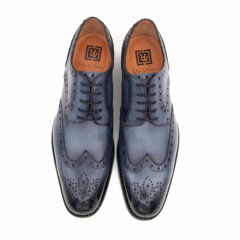 Ugo Vasare H & H Wingtip Brogues Grey