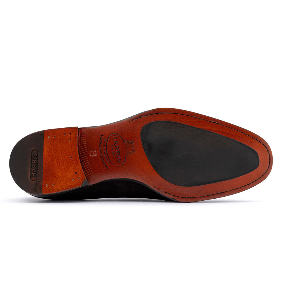 Harris Shoes 1913 Suede Loafer Brown