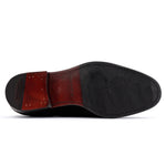 Harris Firenze 1913 Suede Double Buckle Monk Strap Brown