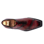 Harris Firenze 1913 Hand-Painted Signature Oxford Bordeaux