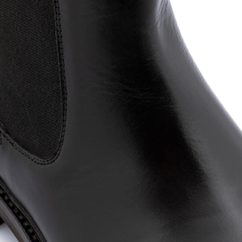 Harris Firenze 1913 Classic Leather Ankle Boots Black