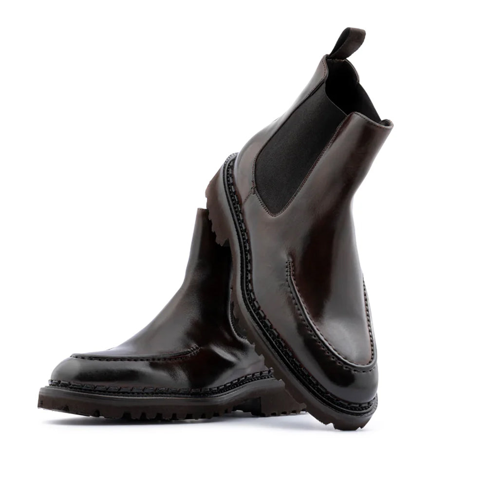 Harris Firenze 1913 Leather Ankle Boots Brown