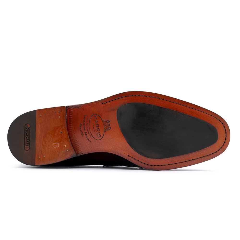 Harris Firenze 1913 Hand-Painted Leather Loafer Brown