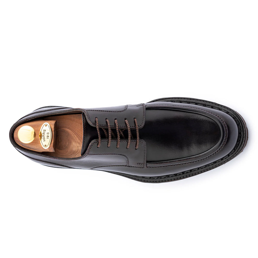 Harris Firenze 1913 Calfskin Lace-Up Derby Shoes Brown