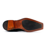 Harris Firenze 1913 Single Buckle Leather Shoes Green