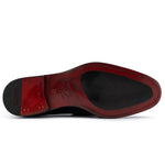 Harris Firenze 1913 Brushed Leather Moccasin Black
