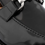 Harris Firenze 1913 Brushed Leather Moccasin Black