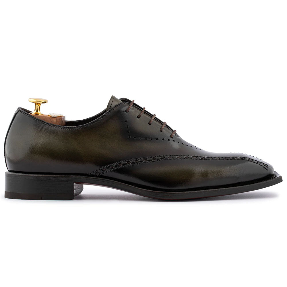 Harris Firenze 1913 Hand-Shaded Leather Oxford Moss