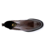 Harris Firenze 1913 Polish Beatles Leather Ankle Boots Brown