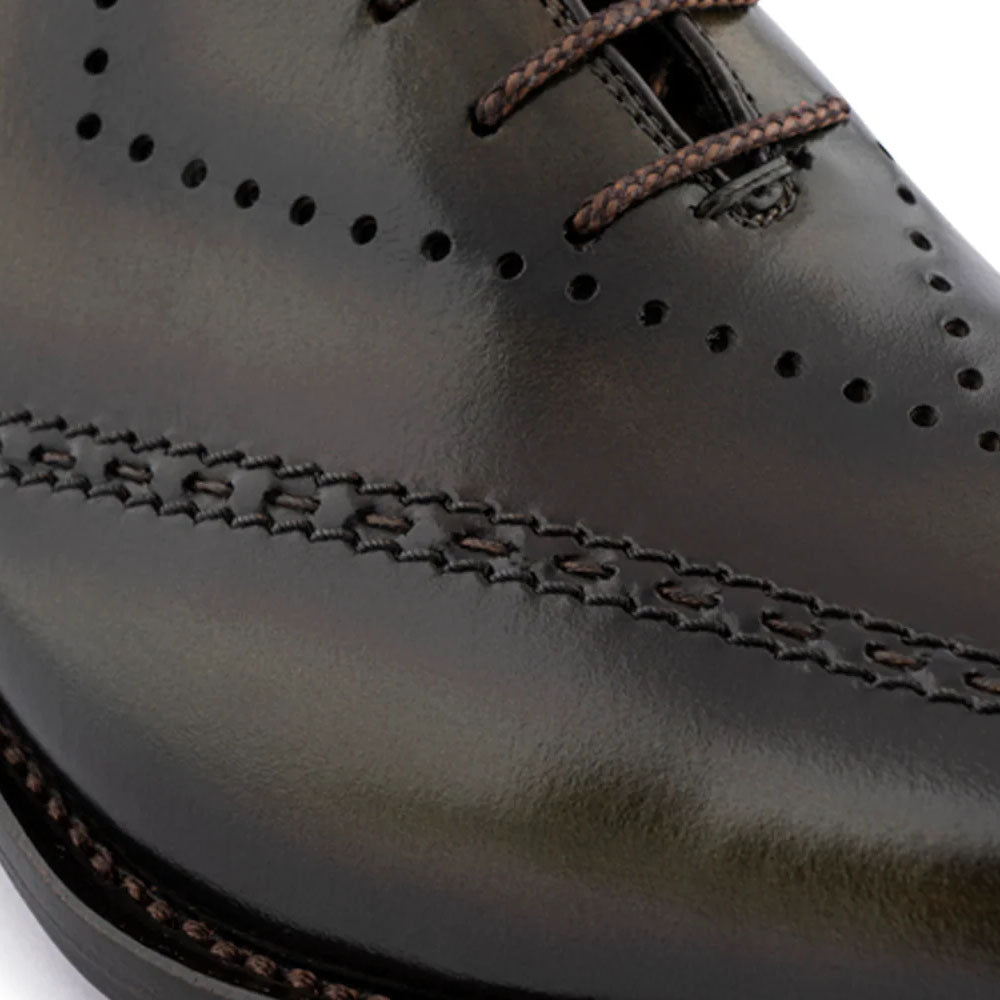Harris Firenze 1913 Hand-Shaded Leather Oxford Moss