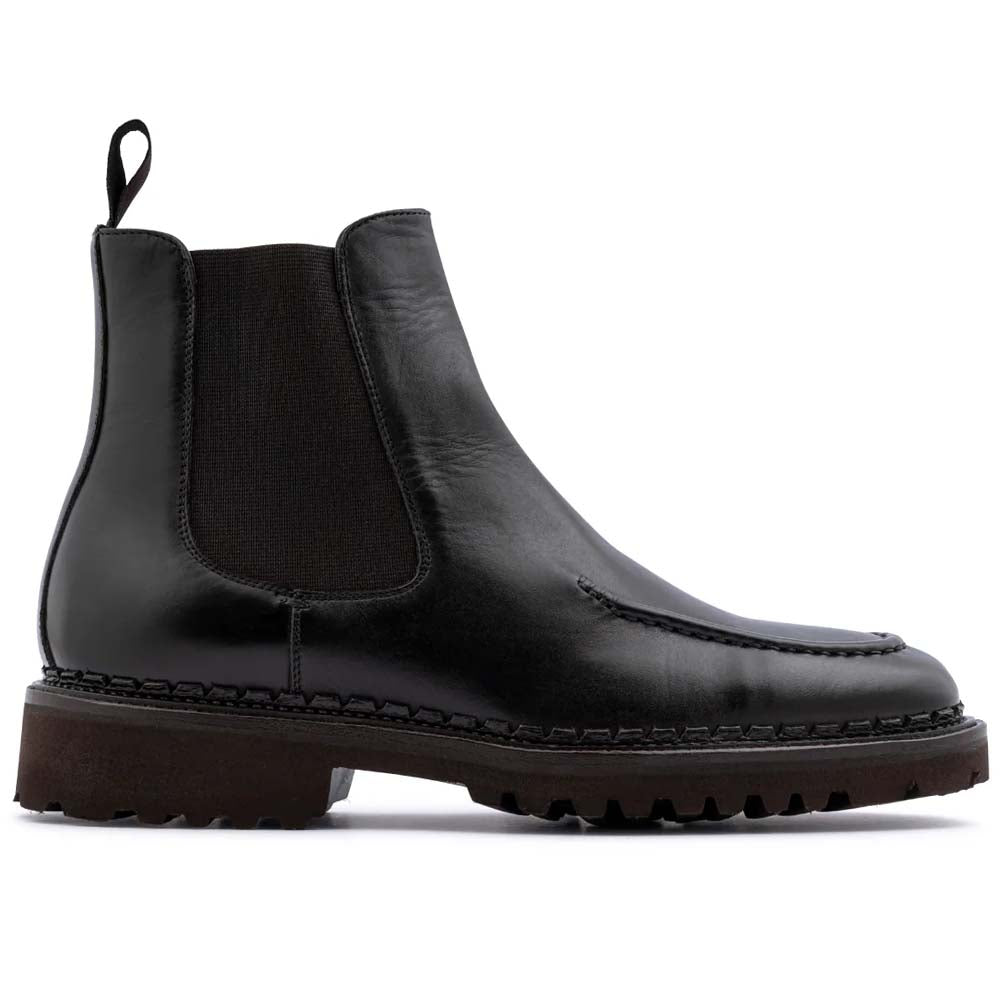 Harris Firenze 1913 Polish Beatles Leather Ankle Boots Dark Brown