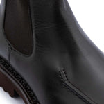 Harris Firenze 1913 Polish Beatles Leather Ankle Boots Dark Brown