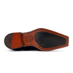 Harris Firenze 1913 Single Buckle Leather Shoes Navy Blue