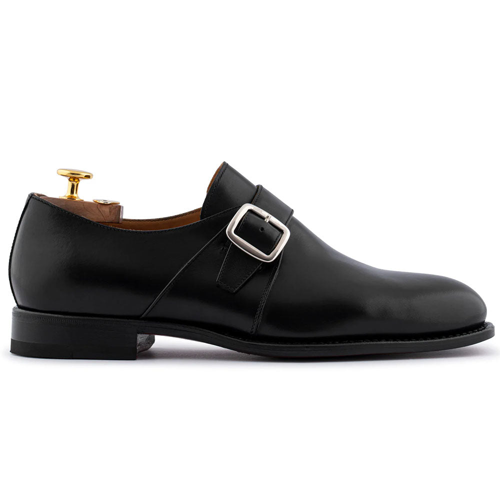 Harris Firenze 1913 Leather Single Monk Strap Black