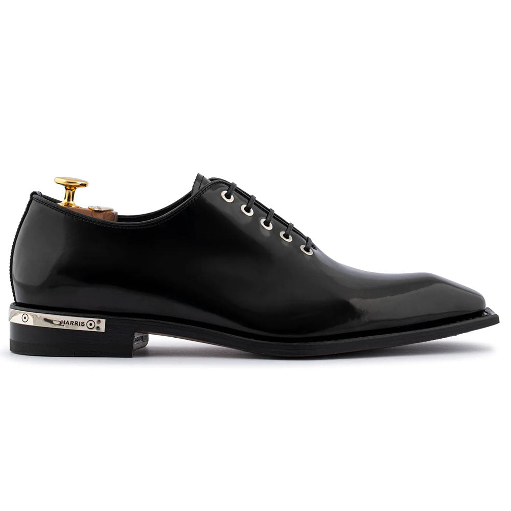 Harris Firenze 1913 Patent Brushed Leather Oxford Black