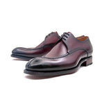 Ugo Vasare Jayden Derby Apron Split Toe Shoes Burgundy