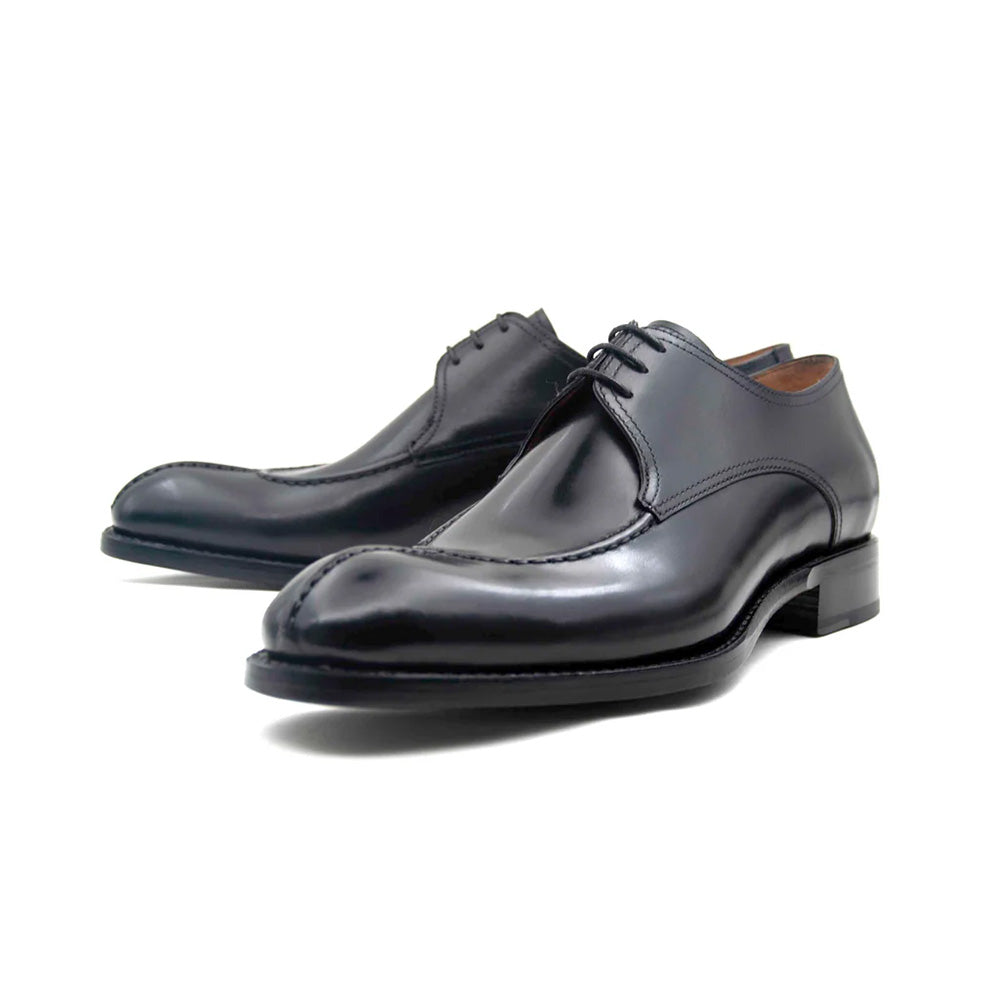 Ugo Vasare Jayden Derby Apron Split Toe Shoes Black