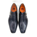 Ugo Vasare Brooks Monk Strap Shoes Black