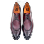 Ugo Vasare Jayden Derby Apron Split Toe Shoes Burgundy