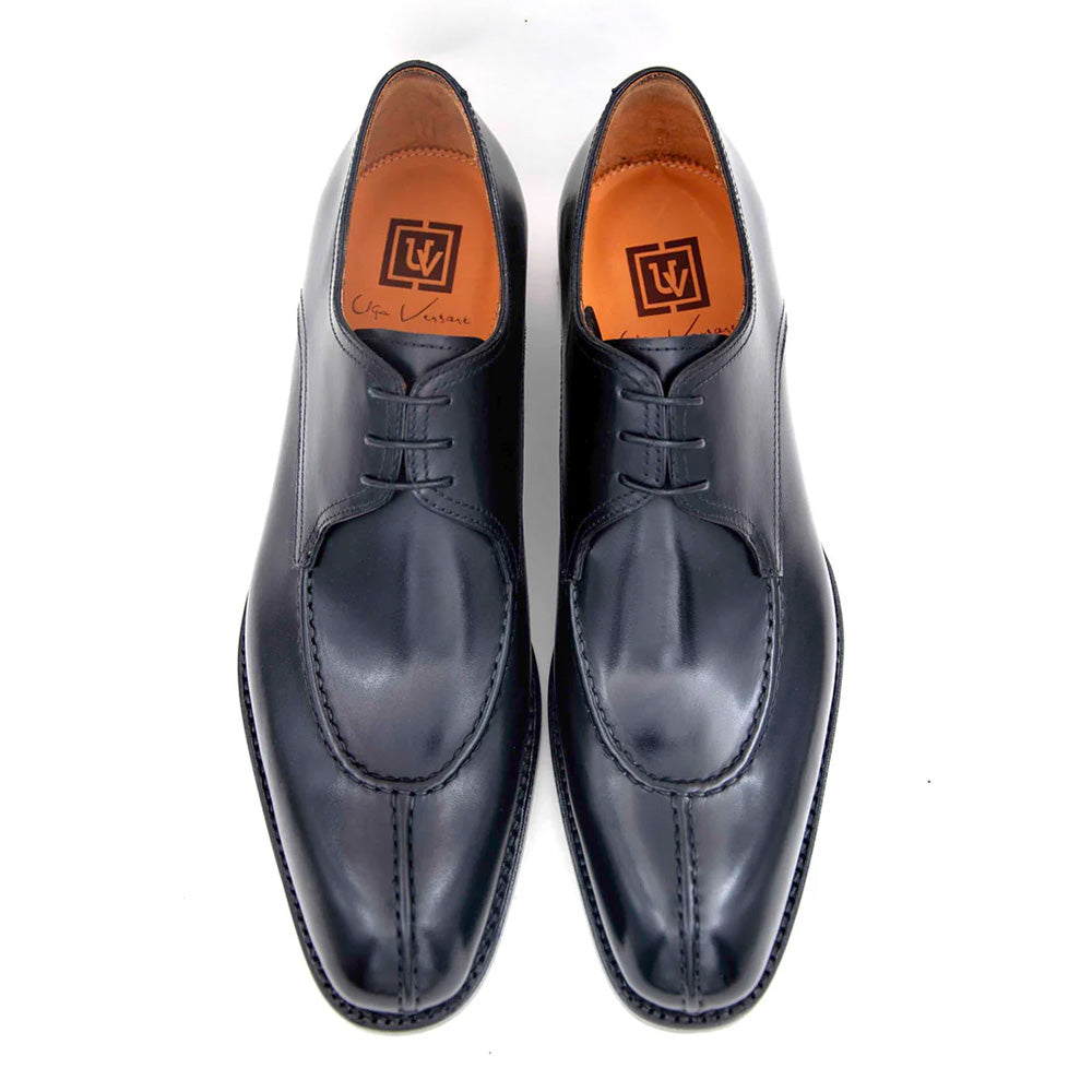 Ugo Vasare Jayden Derby Apron Split Toe Shoes Black